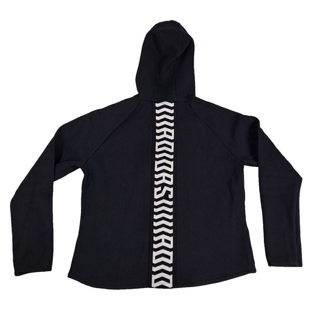 Adidas Hoodie Youth Large 16-18 Black Full Zip